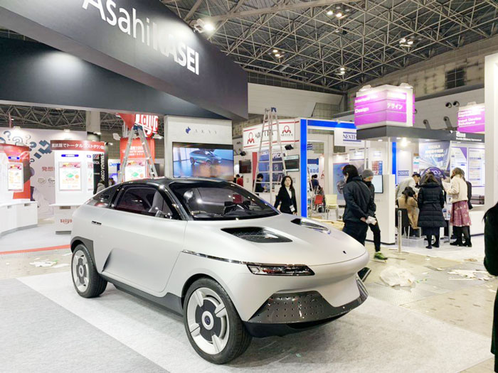 Asahikasei新型電動(dòng)車在日本東京汽車電子展大放異彩